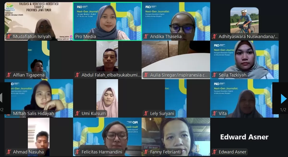 Bootcamp Promedia Group Next-Gen Journalist: Navigasi Ekosistem Digital dan Etika Konten Modern hari pertama. (Dok. Promedia)