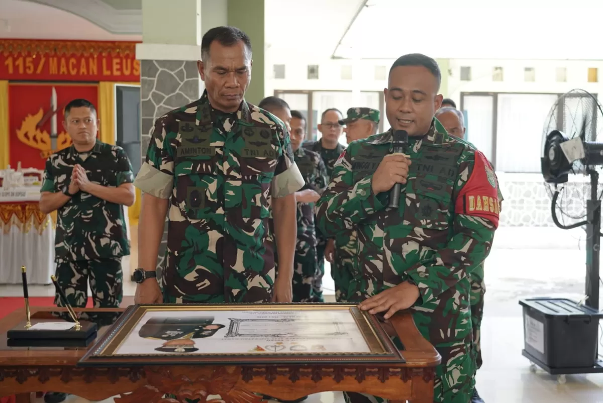 Asisten Operasi Kepala Staf Angkatan Darat (Asops Kasad), Mayor Jenderal TNI Aminton Manurung, S.I.P., bersama Tim Mabesad