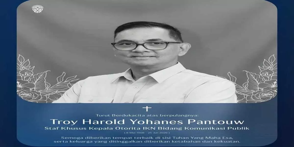 Troy Harold Yohanes Pantouw, ditemukan meninggal dunia di kamar tempat tinggalnya di Rusun 3 Tower 6, Ibu Kota Nusantara (IKN), Sabtu (25/7/2026).