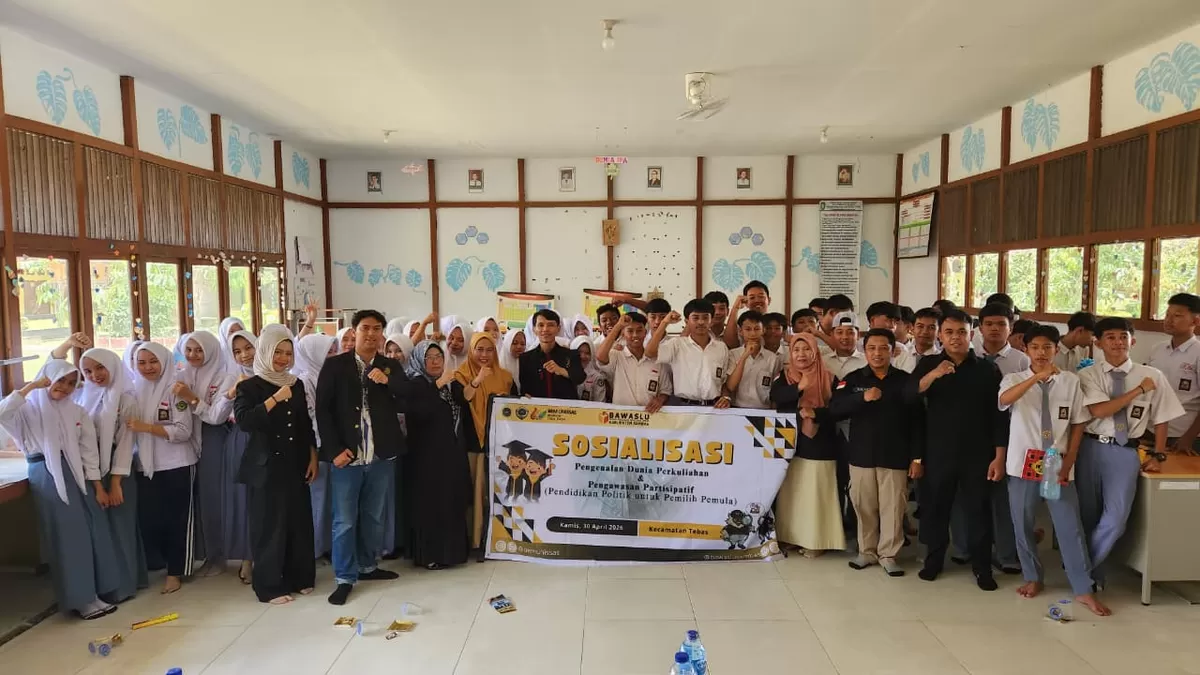 BEM UNISSAS dan Bawaslu Sambas Sosialisasikan Pendidikan Politik (Yokalbar)