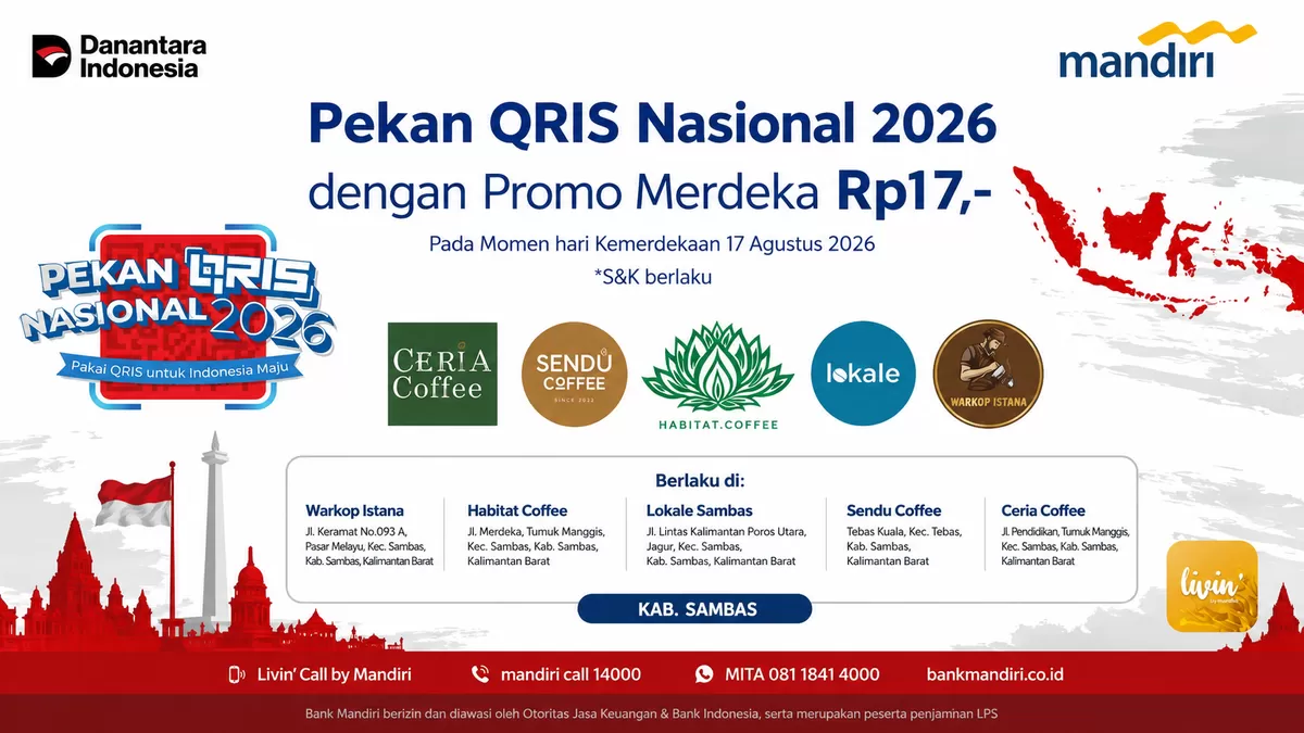 Qris Livin Merchant Mandiri Promo Rp.17,- (Yokalbar)