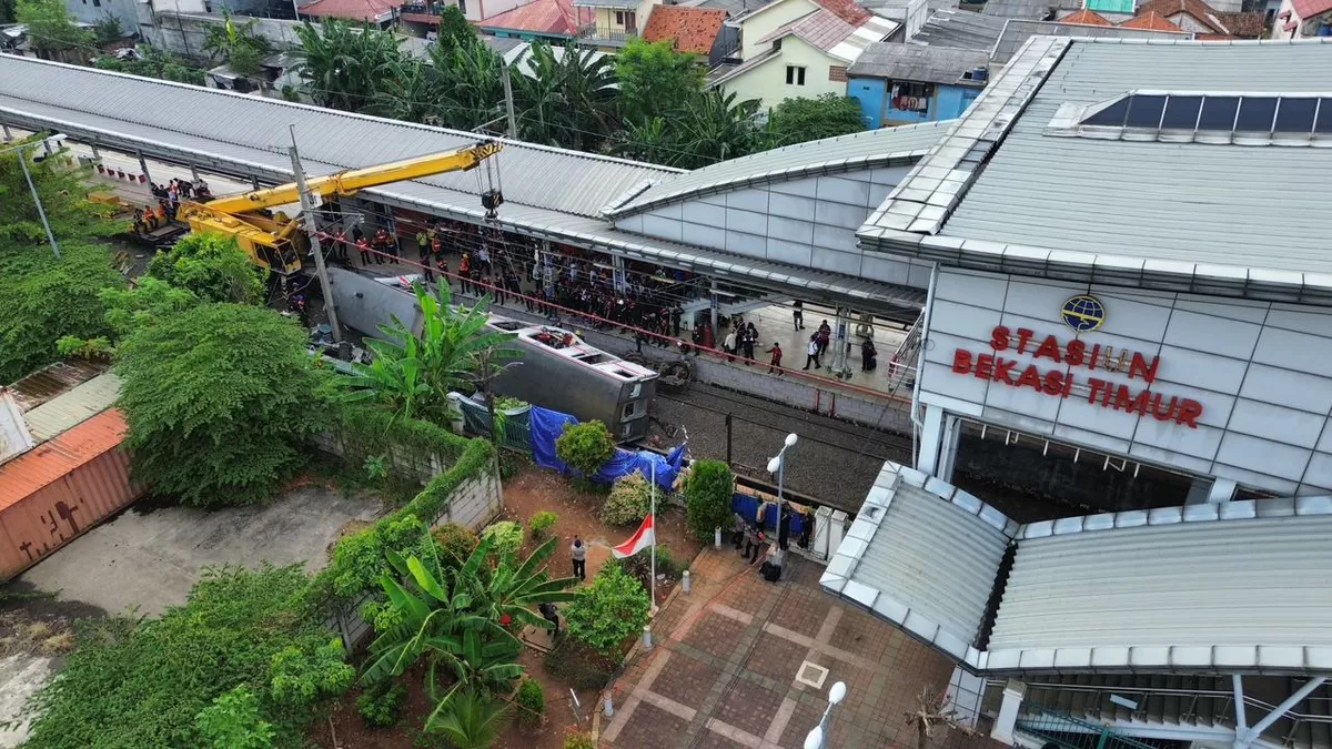 Total 15 Orang Korban Meninggal Kecelakaan Kereta di Bekasi