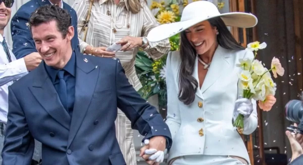 Momen bahagia Dua Lipa resmi menikah dengan Callum Turner, acara tertutup di London (Instagram @callumturnernews)