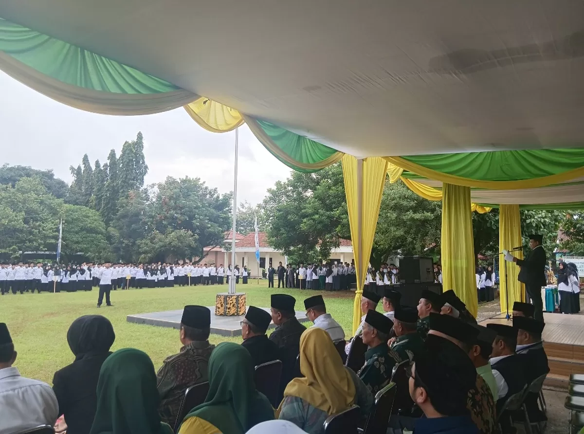 Kemenag Kabupaten Subang menggelar Upacara Peringatan Hari Amal Bakti (HAB) ke 80 pada Sabtu, 3 Januari 2026