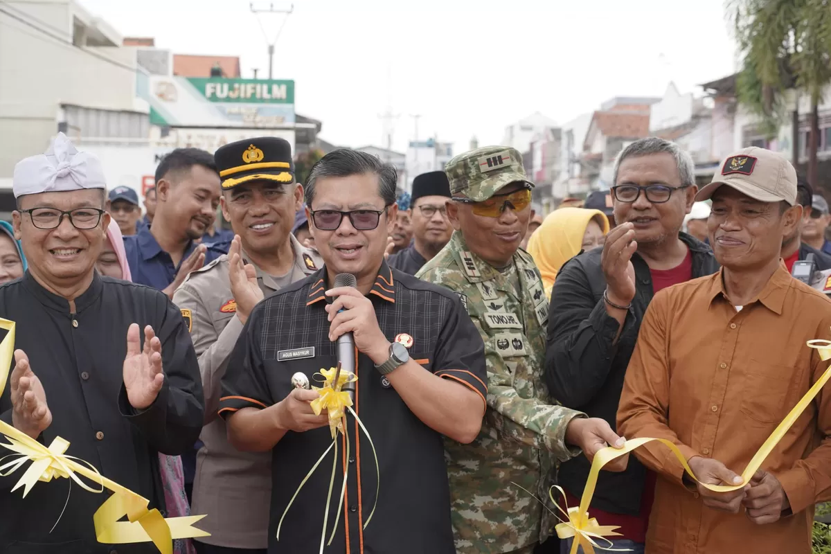 Wakil Bupati Subang, Agus Masykur Rosyadi resmikan Jalan Veteran-Pamanukan pada Kamis, 8 Januari 2026 (Dok. Istimewa)