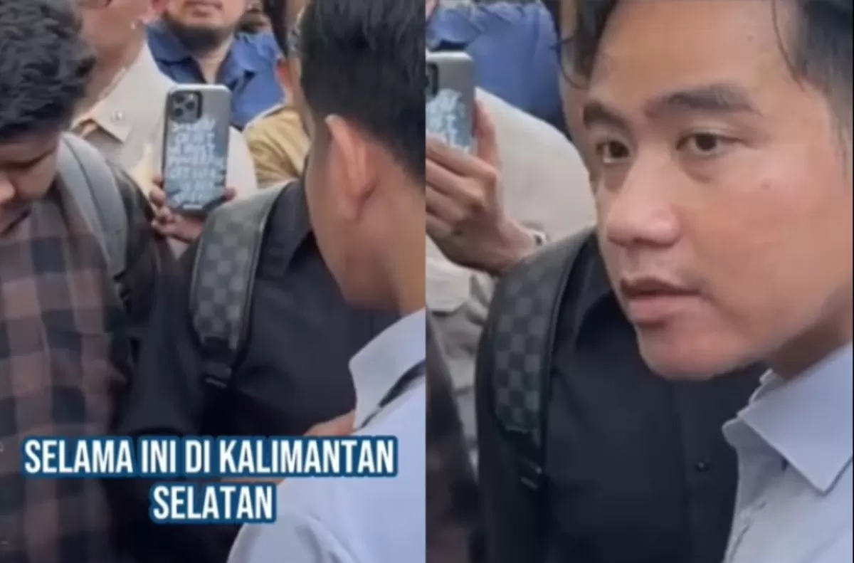 Menyoroti pernyataan mahasiswa di Kalimantan Selatan yang menyampaikan aspirasinya ke Wapres, Gibran Rakabuming Raka (Instagram.com/@undercover.id)