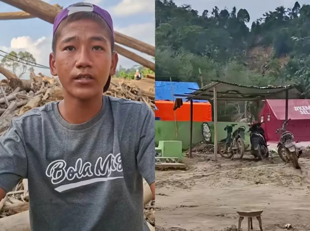 Cerita warga Aceh Tamiang saat banjir mulai masuk ke area pemukiman pada akhir November 2025 (Instagram/chefharipurwanto)