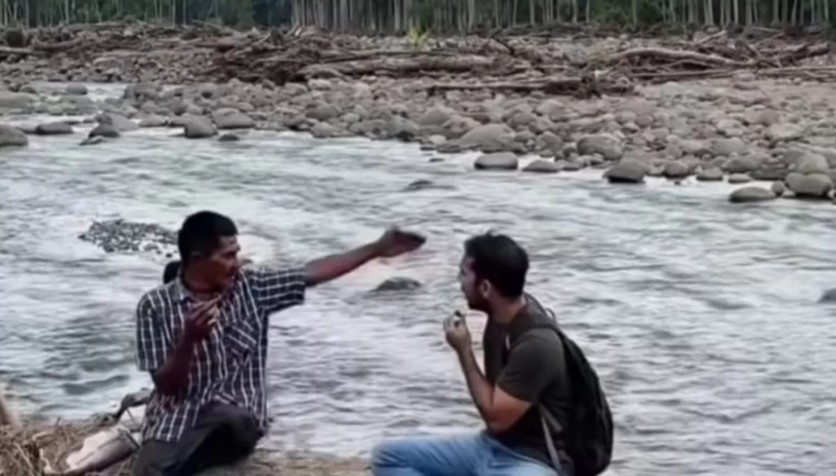 Warga di Aceh Utara ungkap cerita soal aliran sungai baru pascabanjir (Instagram/dr_brewok)