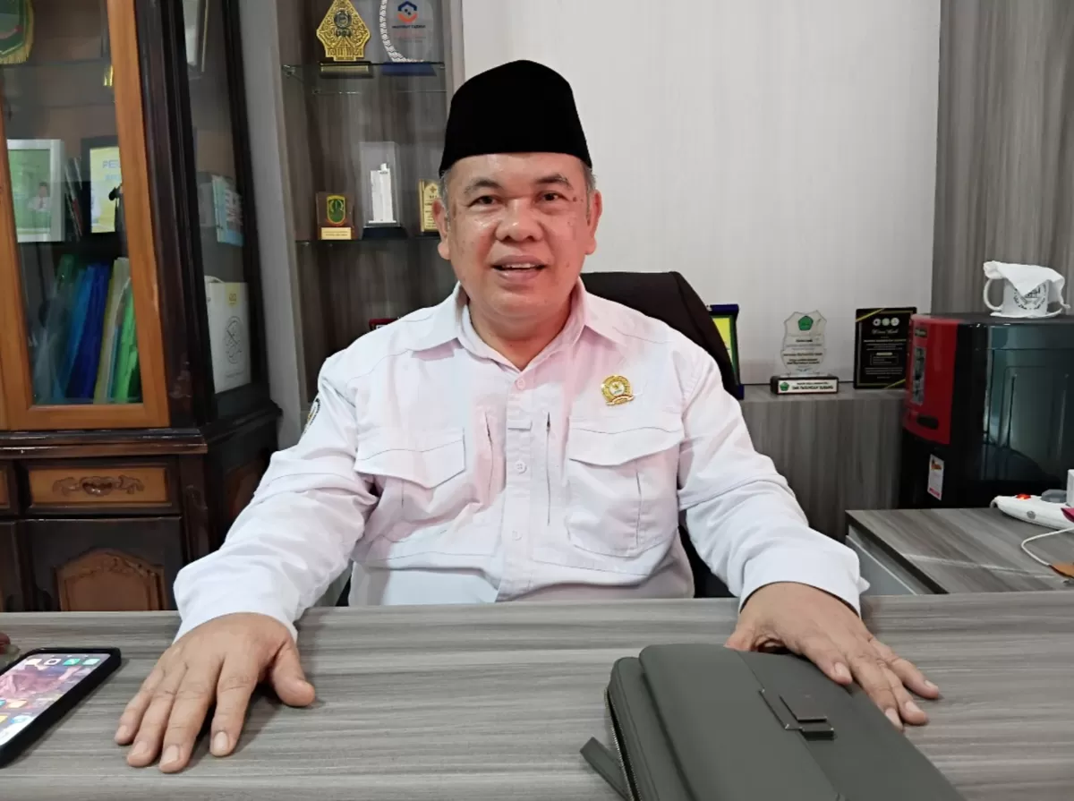 Ketua BAZNAS Subang, Dr. H. Ahmad Sukandar ajak masyarakat agar menyalurkan ZIS lewat lembaga resmi, Selasa 20 Januari 2025
