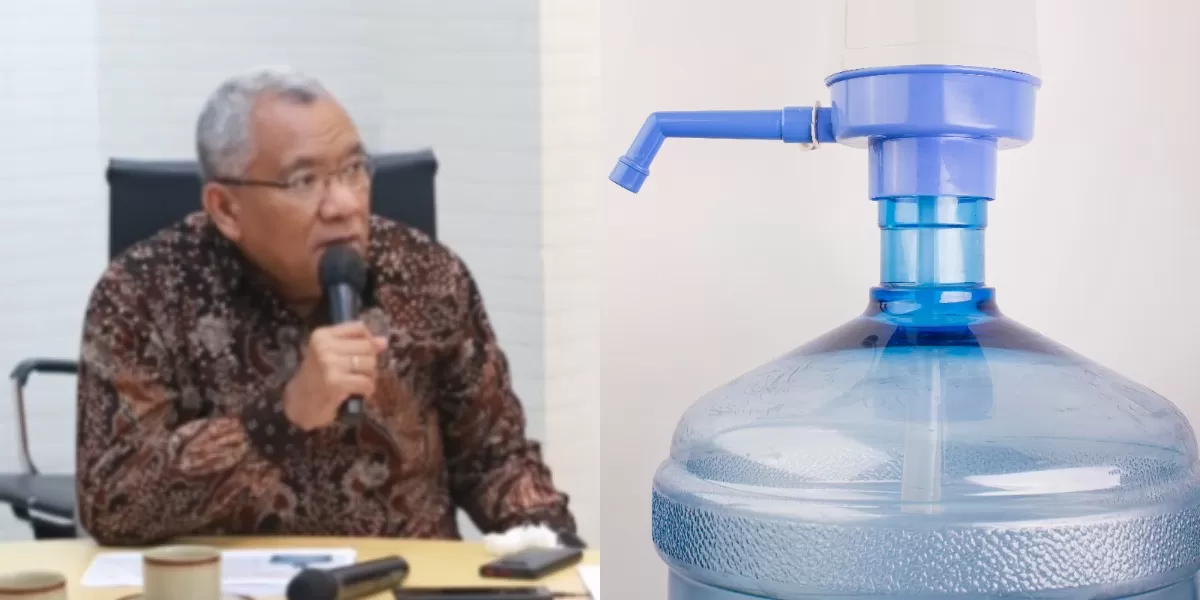 Menyoroti penuturan ketua komunitas konsumen Indonesia (KKI), David Tobing yang viral di medsos terkait usia galon yang tak layak pakai (Instagram.com/@undercover.id)