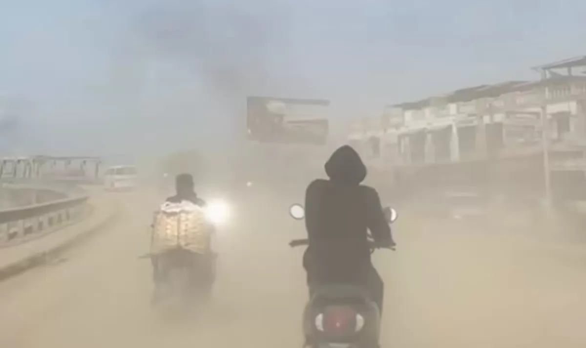 Kondisi Aceh Tamiang yang penuh dengan debu pascabanjir (Instagram/soviaaudita)