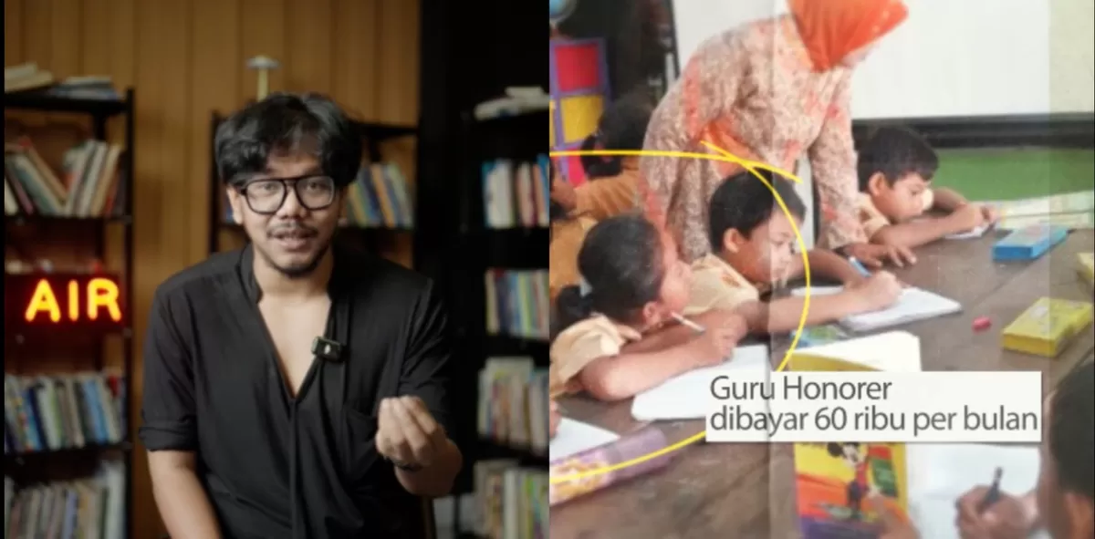 Influencer, Ferry Irwandi menyoroti terkait masalah gaji guru honorer yang dinilai terlalu rendah bagi kesejahteraan mereka (YouTube.com/Ferry Irwandi)
