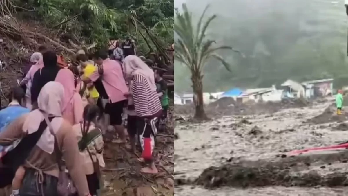 Hujan deras yang turun lagi di Purbalingga, Jawa Tengah membuat banjir susulan dan tanah longsor (Instagram/purbalinggaku-igoendonesia)