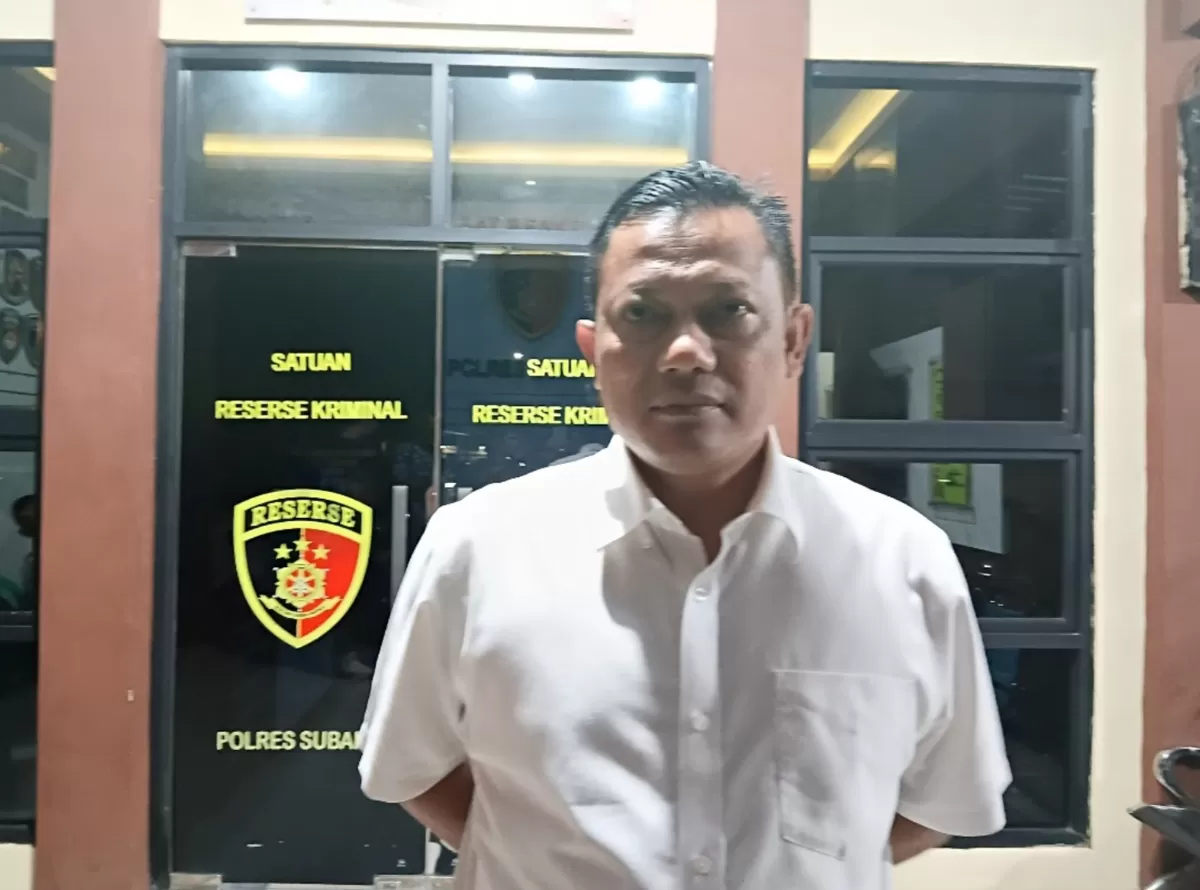 Kasat Reskrim Polres Subang AKP Bagus Panuntun - polisi tengah menyelidiki peristiwa dugaan pencurian kendaraan bermotor (curanmor) yang berujung aksi main hakim sendiri di Kecamatan Purwadadi, Kabupaten Subang, Jumat 6 Februari 2026