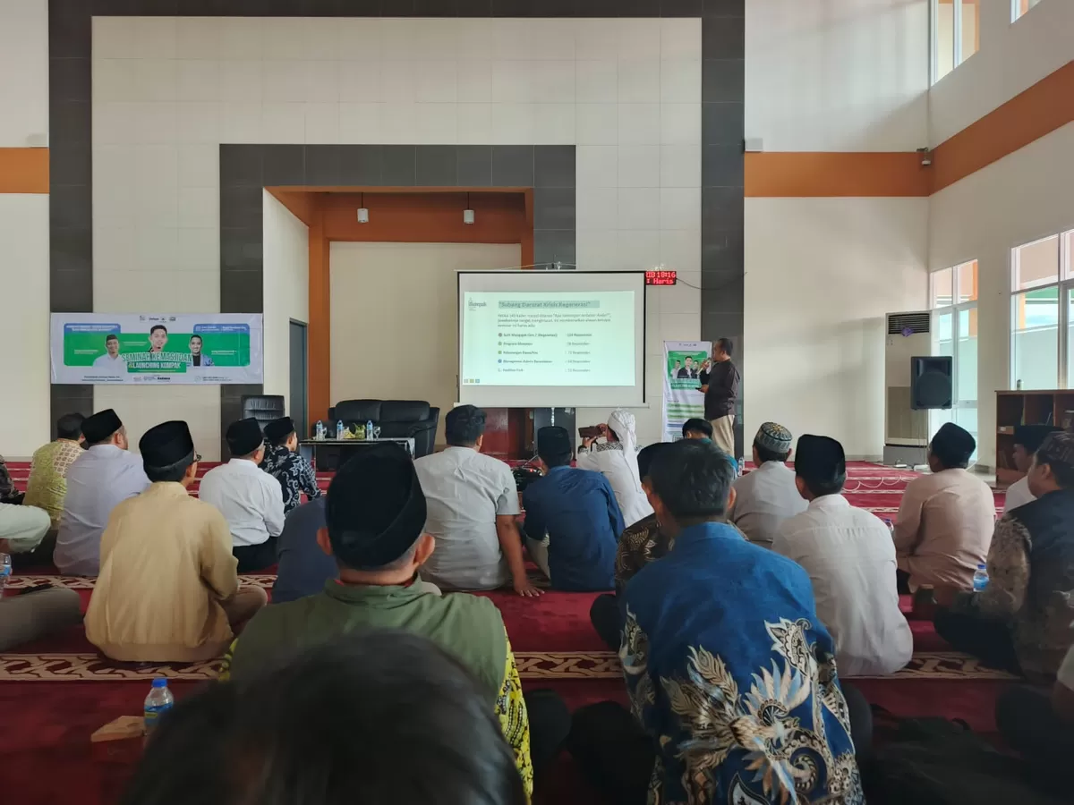 Suasana Seminar Kemasjidan Insight Series Chapter 1 dan peluncuran KOMPAK yang diikuti pengurus masjid dari berbagai wilayah di Kabupaten Subang, Ahad 8 Februari 2026 (Dok. Istimewa)