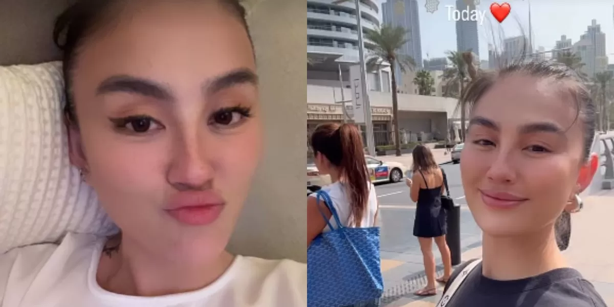 Menyoroti penuturan artis, Agnez Monica ihwal kondisinya selama di Dubai, UEA saat wilayah tersebut dalam ketegangan konflik di Timur Tengah (Instagram.com/@agnezmo)