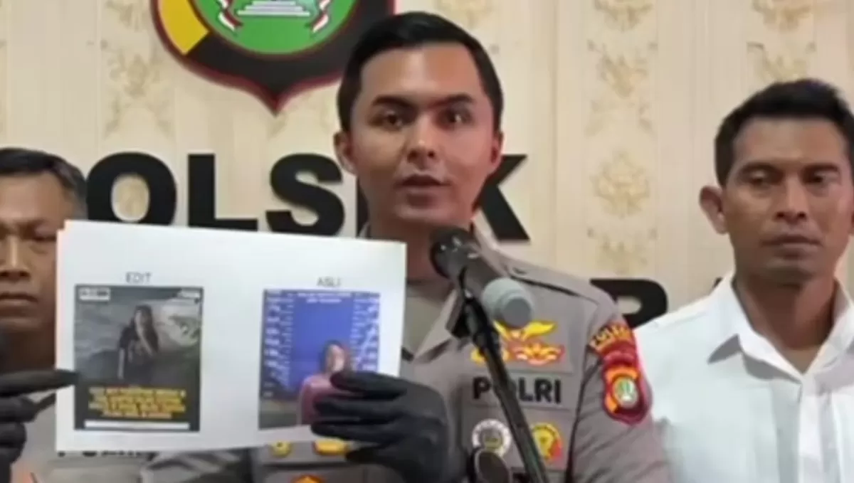 Polisi sebut foto terduga pelaku pembuangan bayi di Bekasi Utara yang viral adalah hasil editan (Instagram/humas_polsek_bekasiutara)