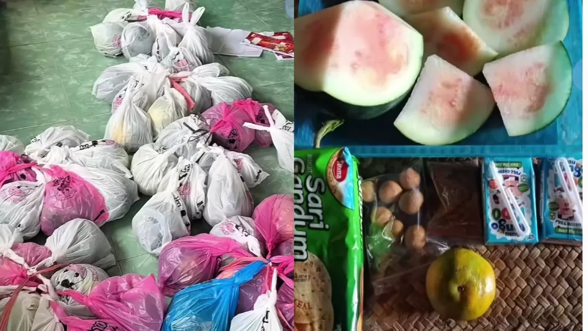 Wali murid keluhkan MBG yang datang terlambat di Rawajitu Timur, Tulang Bawang, Lampung (Instagram/rahmasafitri5327)
