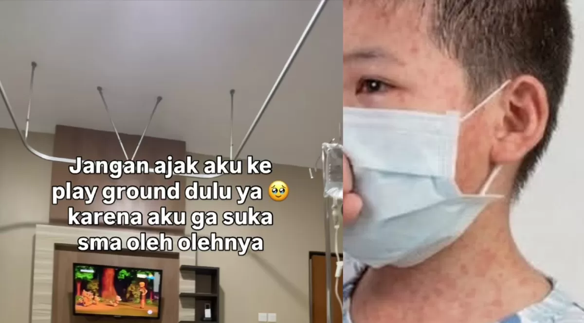 Foto ilustrasi - Cerita ibu yang anaknya kena campak usai Main di playground (Instagram/chelly_nasution - kemenkes_ri)