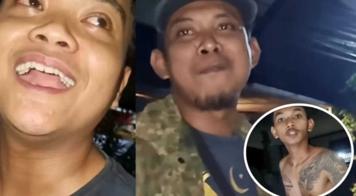 Viral aksi arogan bapak dan anak usai melanggar jalur searah di Umbulharjo, Kota Yogyakarta (Instagram/mas__bayuuu)