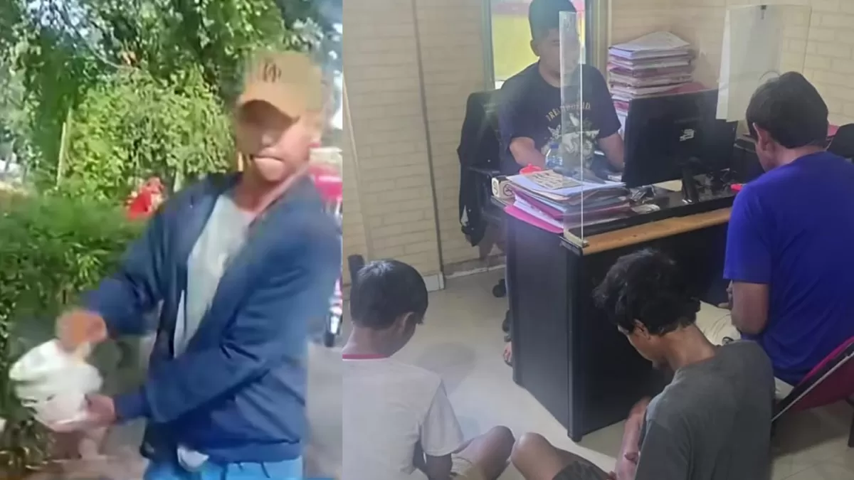 Viral preman peras pedagang bakso di Tanah Abang, Jakarta Pusat (Instagram/arifinofficial_l)