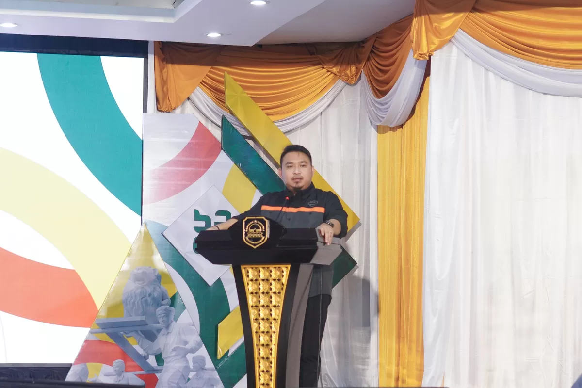 Bupati Subang Reynaldy Putra Andita Budi Raemi saat membuka Musrenbang RKPD 2027, menegaskan pemerataan infrastruktur dan konektivitas wilayah, Selasa 14 April 2026 (Dok. Istimewa)