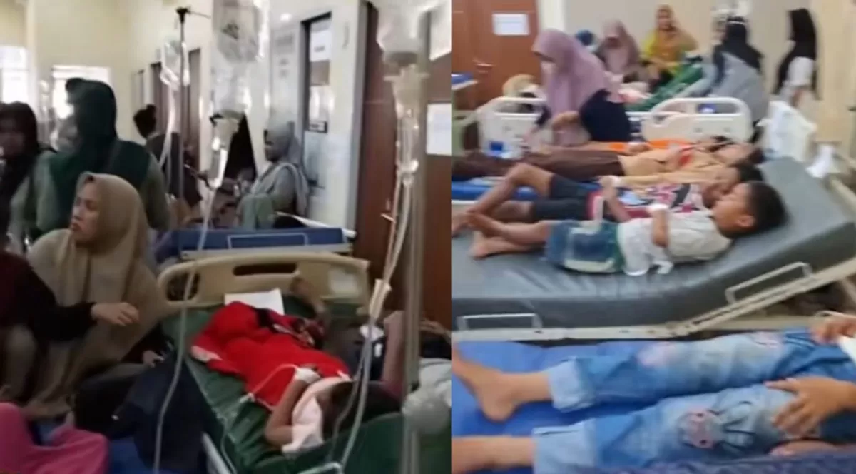Dugaan keracunan MBG di Anambas, Kepri (TikTok/datambg)