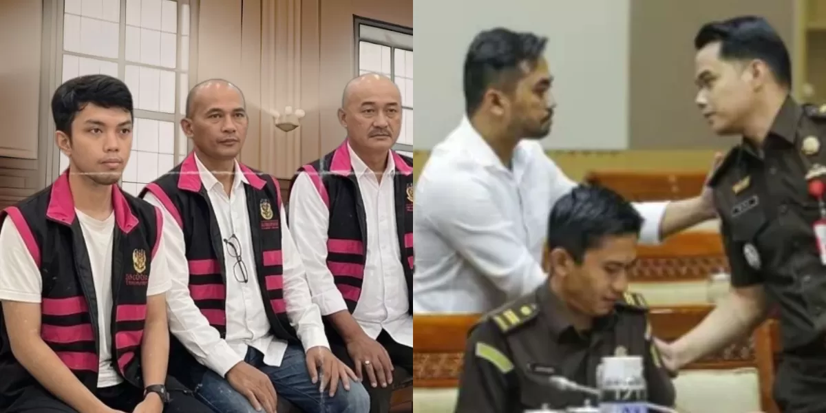 Menyoroti aksi unjuk rasa di PN Medan yang menuntut terdakwa, Toni Aji Anggoro di kasus korupsi profil desa dibebaskan dari vonis penjara (Instagram.com/@amsalsitepu - merekapunyacerita)