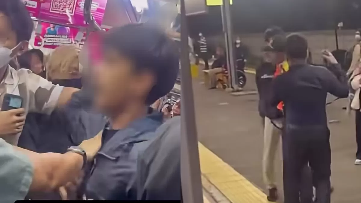 Viral penumpang pria diduga alami pelecehan seksual di KRL (Instagram/@dramakrlcommuterline)