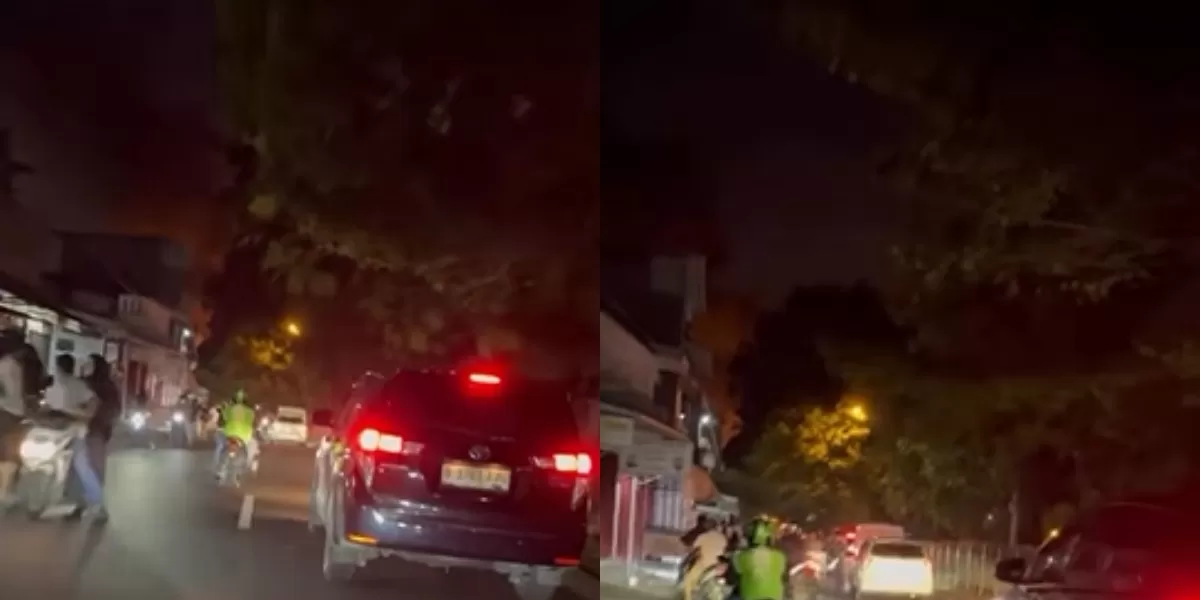 Menyoroti insiden kebakaran pada gudang ekspedisi atau pengiriman paket di kawasan Sukmajaya, Depok, Jawa Barat (Instagram.com/@depokfeed)