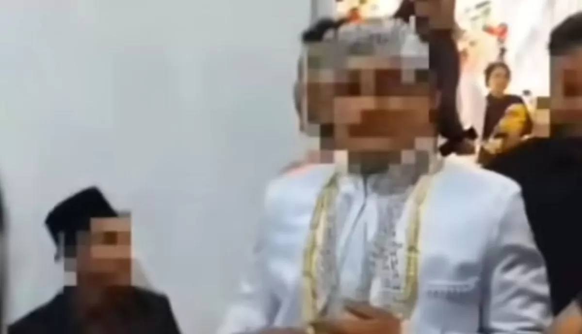 Viral mempelai pria di Garut ditangkap polisi karena diduga lakukan curanmor (Instagram/polsek_ibun_polresta_bandung)