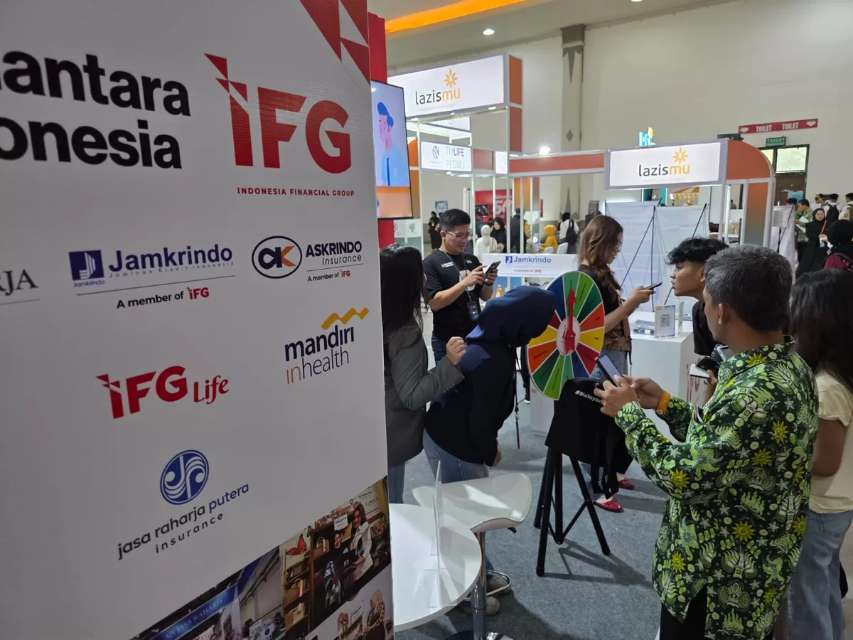 IFG bersama anggota holding berpartisipasi dalam Jogja Financial Festival 2026 di Yogyakarta untuk mendorong literasi keuangan dan memperkuat ketahanan ekonomi masyarakat pada 22 hingga 24 Mei 2026 (Dok. IFG)