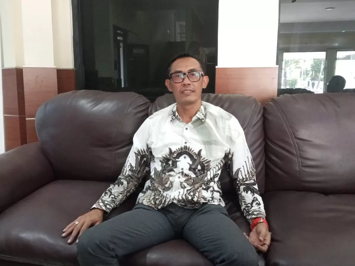 Direktur Utama PT Berkah Monara Nusantara (BMN), Indra Irawan, saat memberikan keterangan terkait pemanfaatan lahan di kawasan Jalan Cagak, Kabupaten Subang 