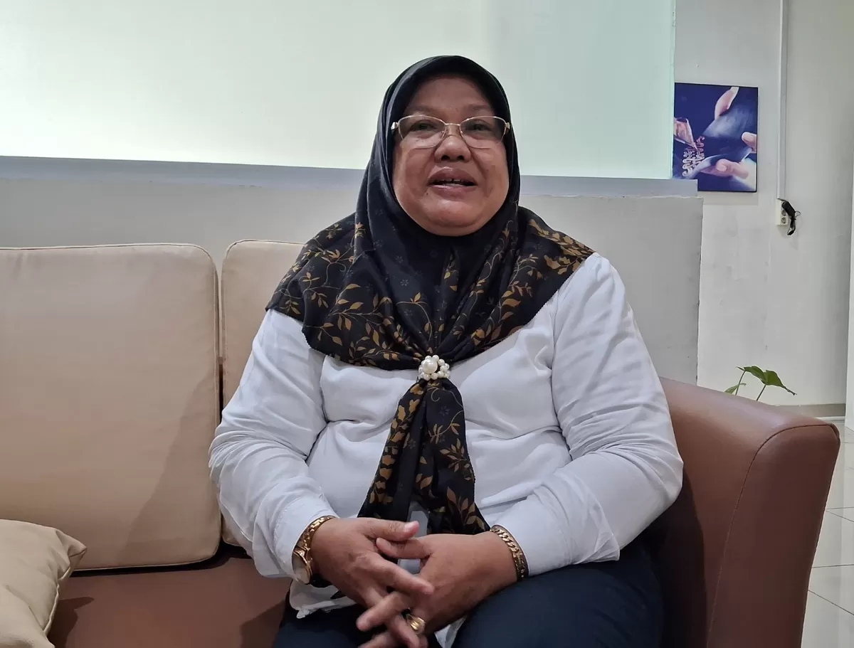 Kepala Samsat Kabupaten Subang, Lovita Adriana Rosa, saat memberikan keterangan terkait kebijakan kemudahan pembayaran pajak kendaraan bermotor tanpa KTP pemilik pertama