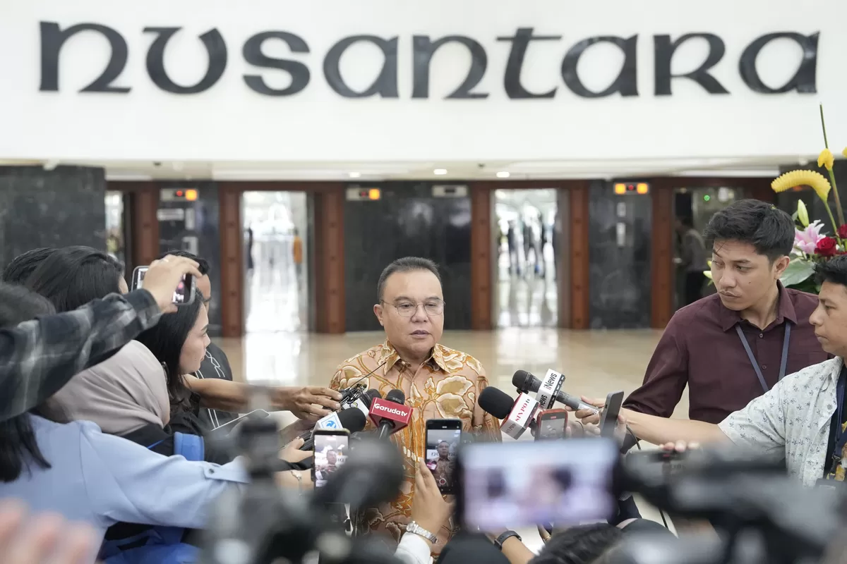 Wakil Ketua DPR RI, Sufmi Dasco Ahmad, saat memberikan keterangan kepada awak media di Kompleks Parlemen, Jakarta, Kamis 11 Juni 2026 (Dok. Istimewa)