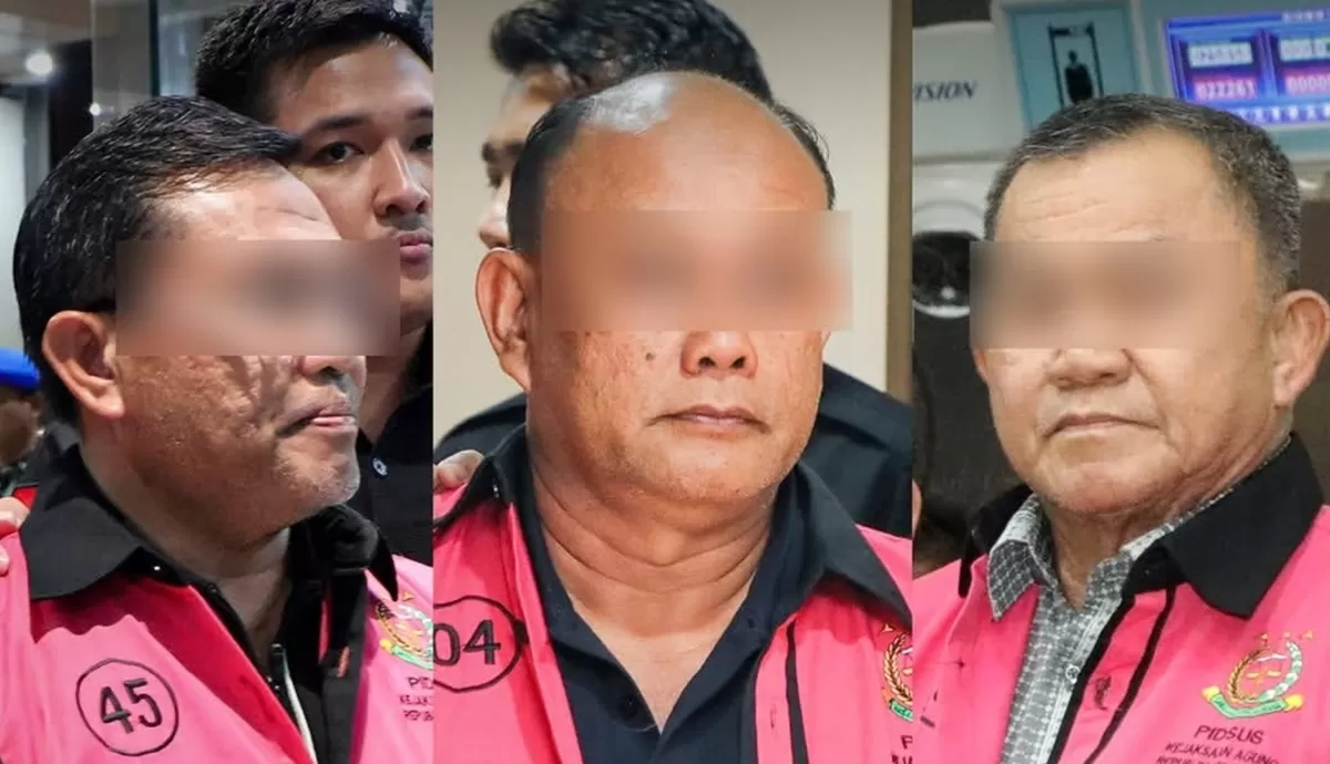3 Eks pimpinan BGN yang kini ditetapkan sebagai tersangka oleh Kejagung terkait dugaan jual beli titik SPPG (Instagram/kejaksaan.ri)