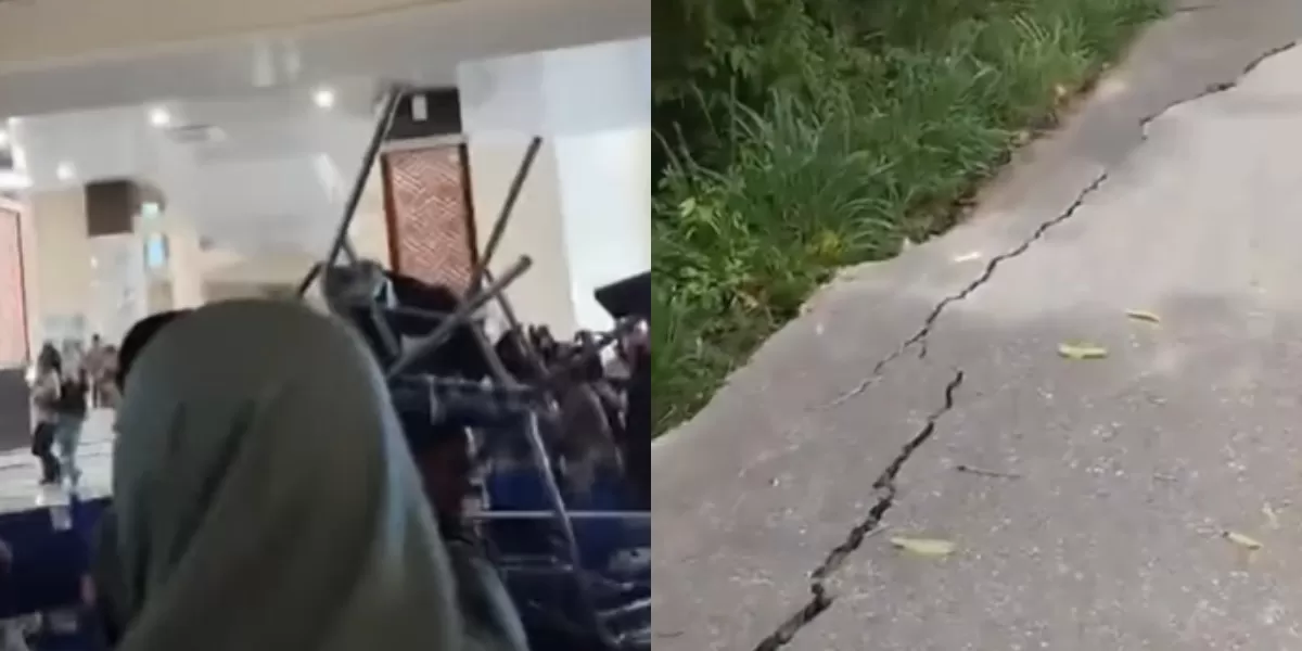 Menyoroti peristiwa gempa bumi dengan magnitudo 6,7 melanda wilayah Palu, Sulawesi Tengah, pada Selasa, 16 Juni 2026 (Instagram.com/@malangraya_info)
