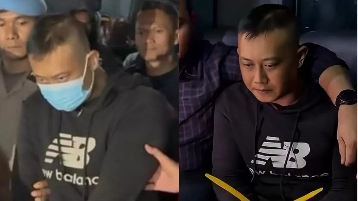 Tersangka penyekapan dan penganiayaan berat Taufik Hidayat saat dibekuk Polda Jawa Barat (Instagram/humaspoldajabar - dedimulyadi7)