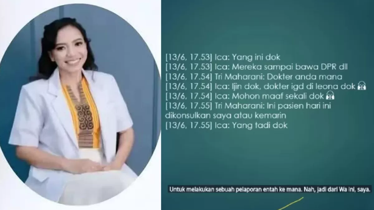 Dokter konsulen mendiang dokter Icha saat menangani pasien anggota keluarga DPRD TTU ungkap pesan saat konsultasi mengenai gigitan ular (Threads/maharani234 - YouTube/Kang Hadi Conscience)