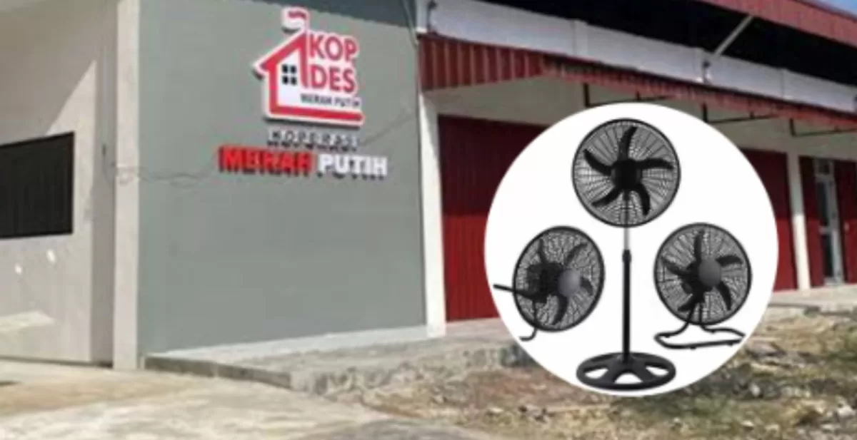 Menyoroti isu pengadaan kipas angin dalam proyek Koperasi Desa (Kopdes) Merah Putih senilai Rp1,8 triliun yang ramai disorot di media sosial (Instagram.com/@sukabumiupdate)