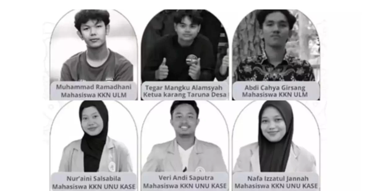 Mahasiswa KKN UNU Kalimantan Selatan dan ULM meninggal dunia dalam kecelakaan lalu lintas (Instagram/batulicin_irigasi)