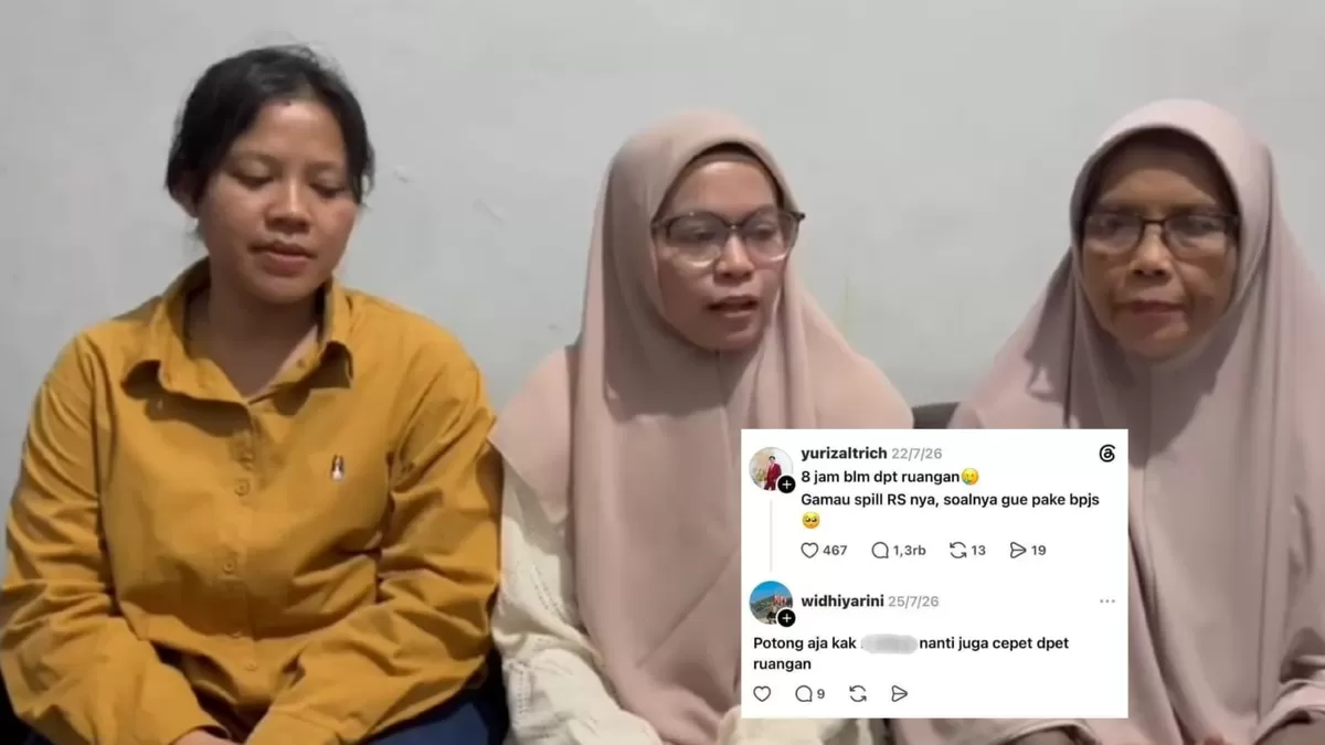 Widhiyarini Pangestika mendatangi keluarga Yurizal untuk meminta maaf secara langsung usai viral soal komentarnya (Threads/chandra_pray)