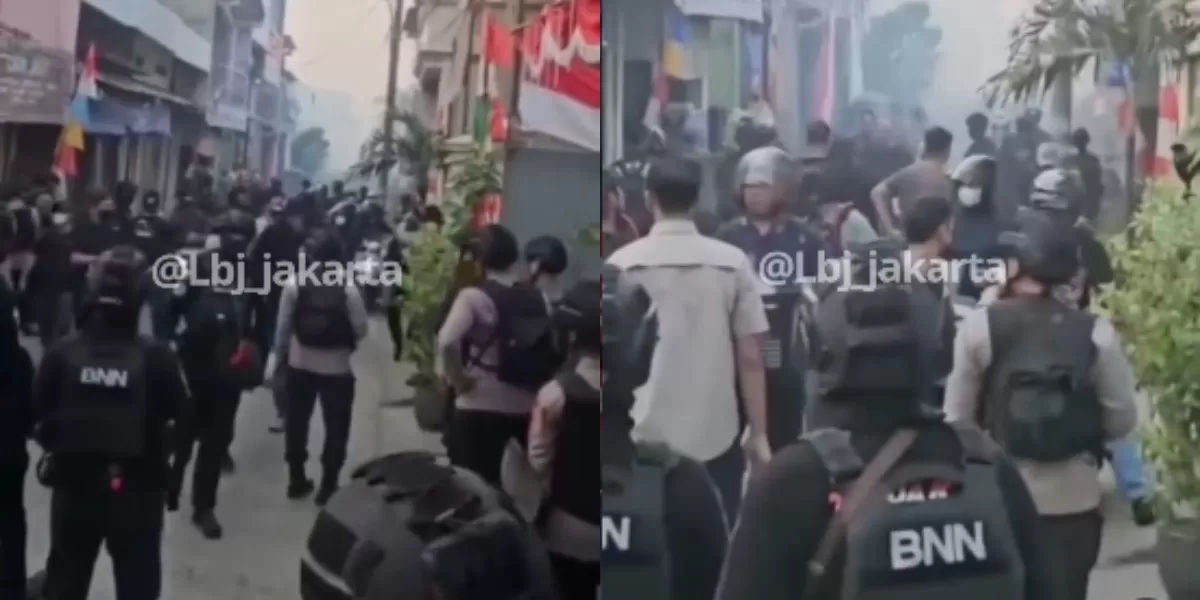 Menyoroti operasi kasus peredaran narkoba di Kampung Bahari, Tanjung Priok, Jakarta Utara, pada Kamis, 13 Agustus 2026 (Instagram.com/@lbj_jakarta)