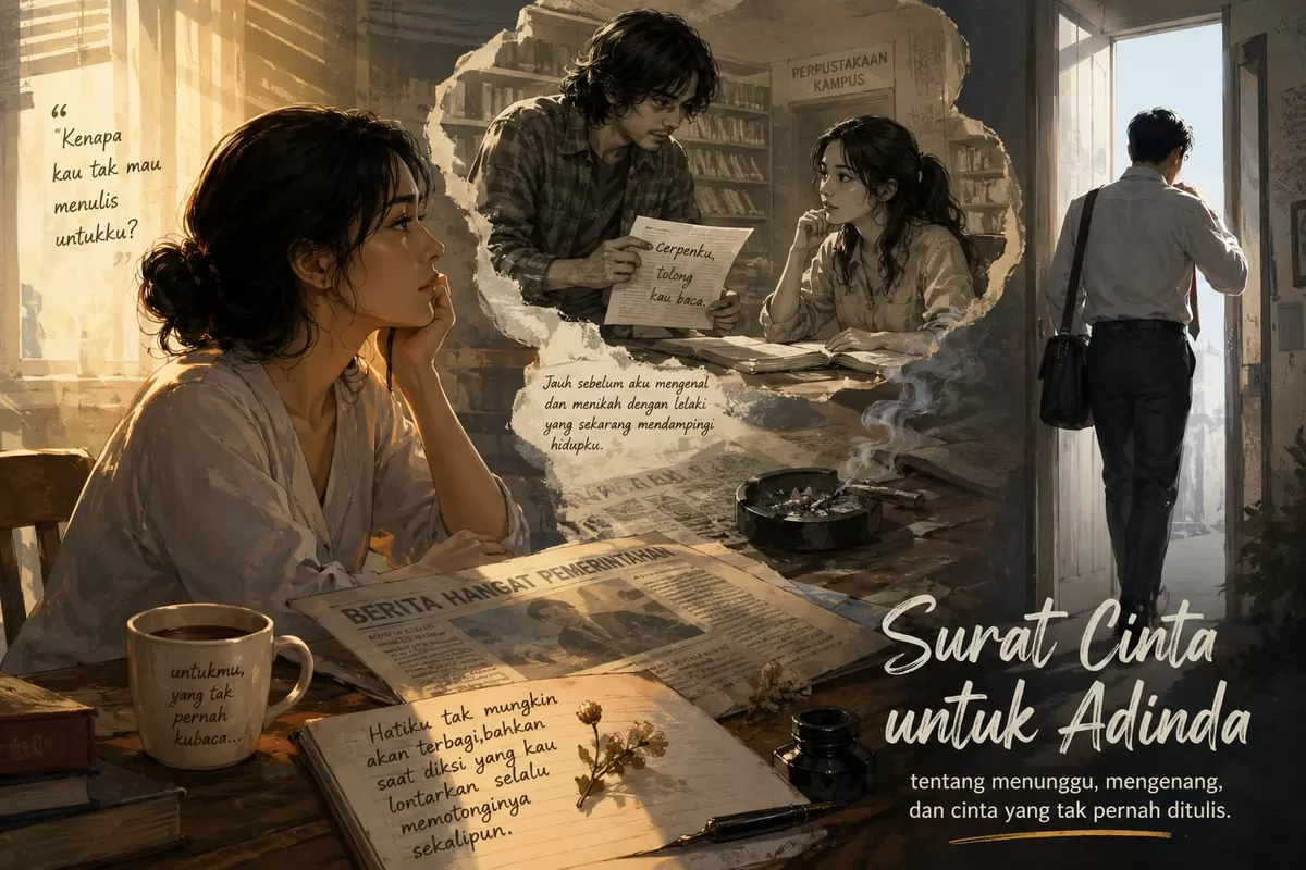 Ilustrasi - Surat cinta untuk adinda