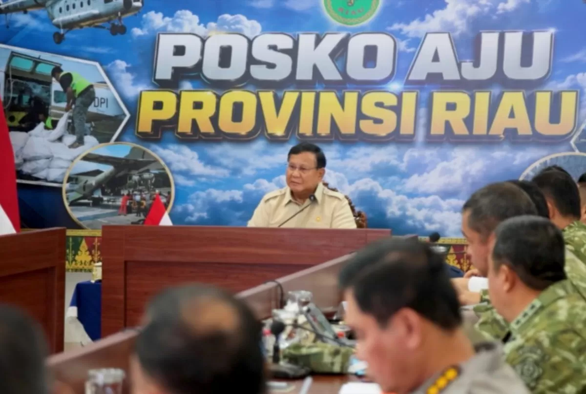 Presiden Prabowo Subianto, melakukan kunjungan ke Sumatera guna peninjauan langsung karhutla pada, Senin,  24 Agustus 2026 (Dokumentasi Bakom RI)