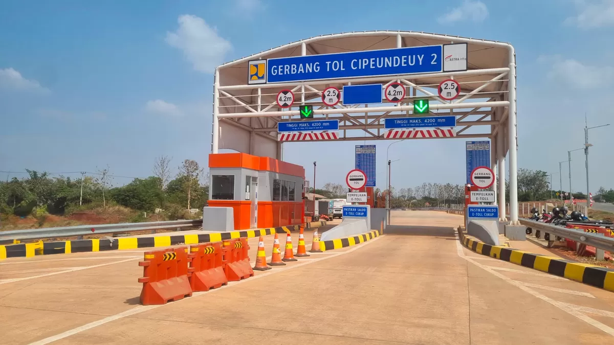 Gerbang Tol Sementara Cipeundeuy KM 87+950 Jalur A arah Cirebon mulai memberlakukan tarif pada 30 Agustus 2026 pukul 06.00 WIB (Dok. ASTRA Infra)