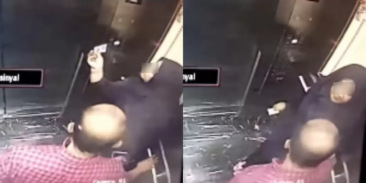 Menyoroti viralnya rekaman CCTV yang memperlihatkan terduga oknum kepala desa di Tambun, Bekasi yang bermesraan dengan pria di dalam lift (Instagram.com/@liputanwargacibitung)
