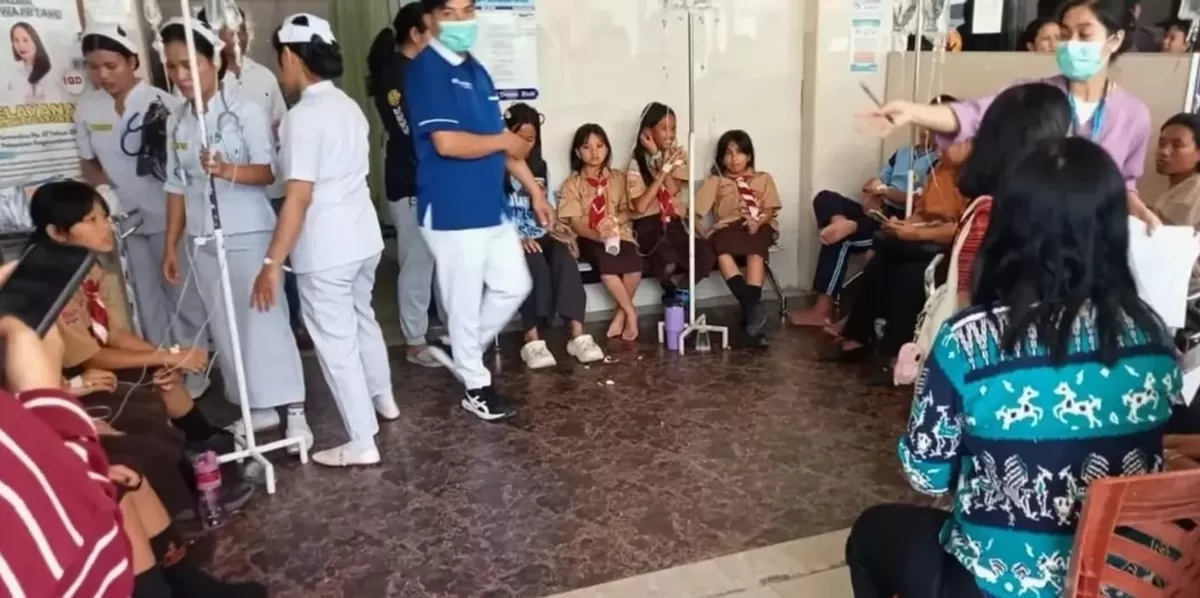 Dugaan keracunan MBG di Tana Toraja, Sulawesi Selatan (Instagram/tanatorajakab)