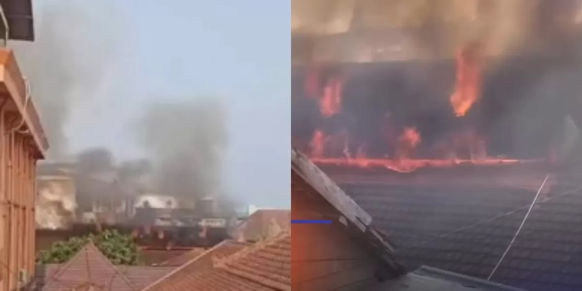 Menyoroti viralnya insiden kebakaran yang terjadi pada area Rumah Sakit Saiful Anwar (RSSA) Malang, Jawa Timur (Instagram.com/@info_malang)