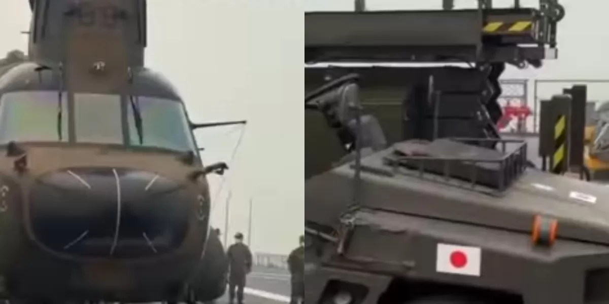 Mengintip sejumlah unit helikopter berat milik Jepang yang tiba di Kalimantan Barat untuk pemadaman karhutla (Instagram.com/@maju.idn)